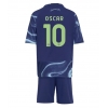 Camisa de Futebol Ajax Oscar Gloukh #10 Equipamento Secundário Infantil 2025-26 Manga Curta (+ Calças curtas)